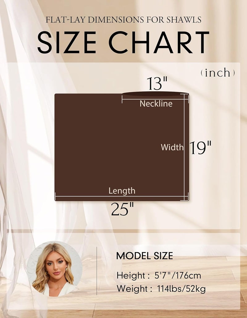 Puli Women Capri Poncho Sweater Slimming Fit Cropped Versatile Shawl Soft Knit Wraps Cowl Neck Short Tops - Image 3